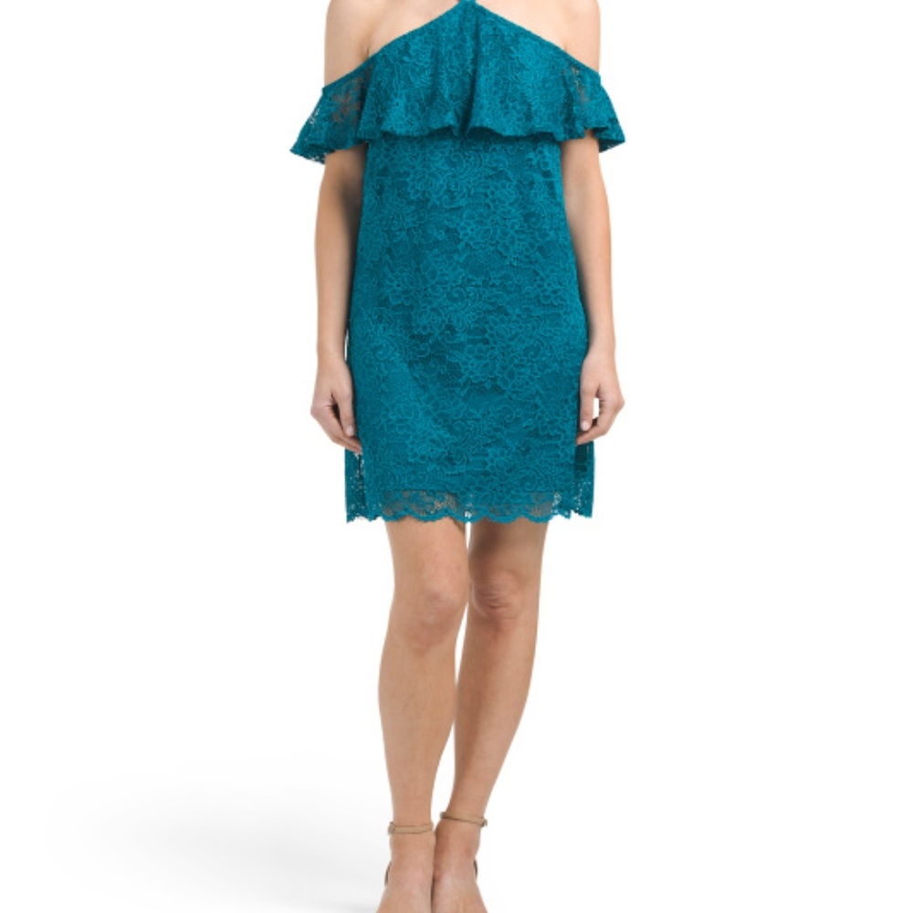 $55 LOVE FIRE Juniors Lace Dress